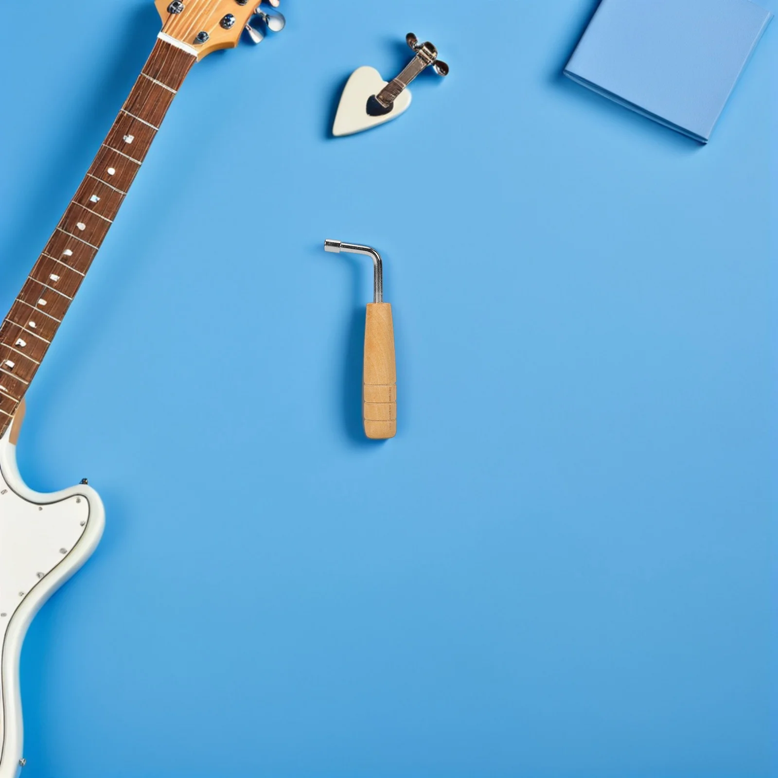 

21Pcs Lyre Strings Kit Metal Tuning Wrench Replacement Nails for Harp