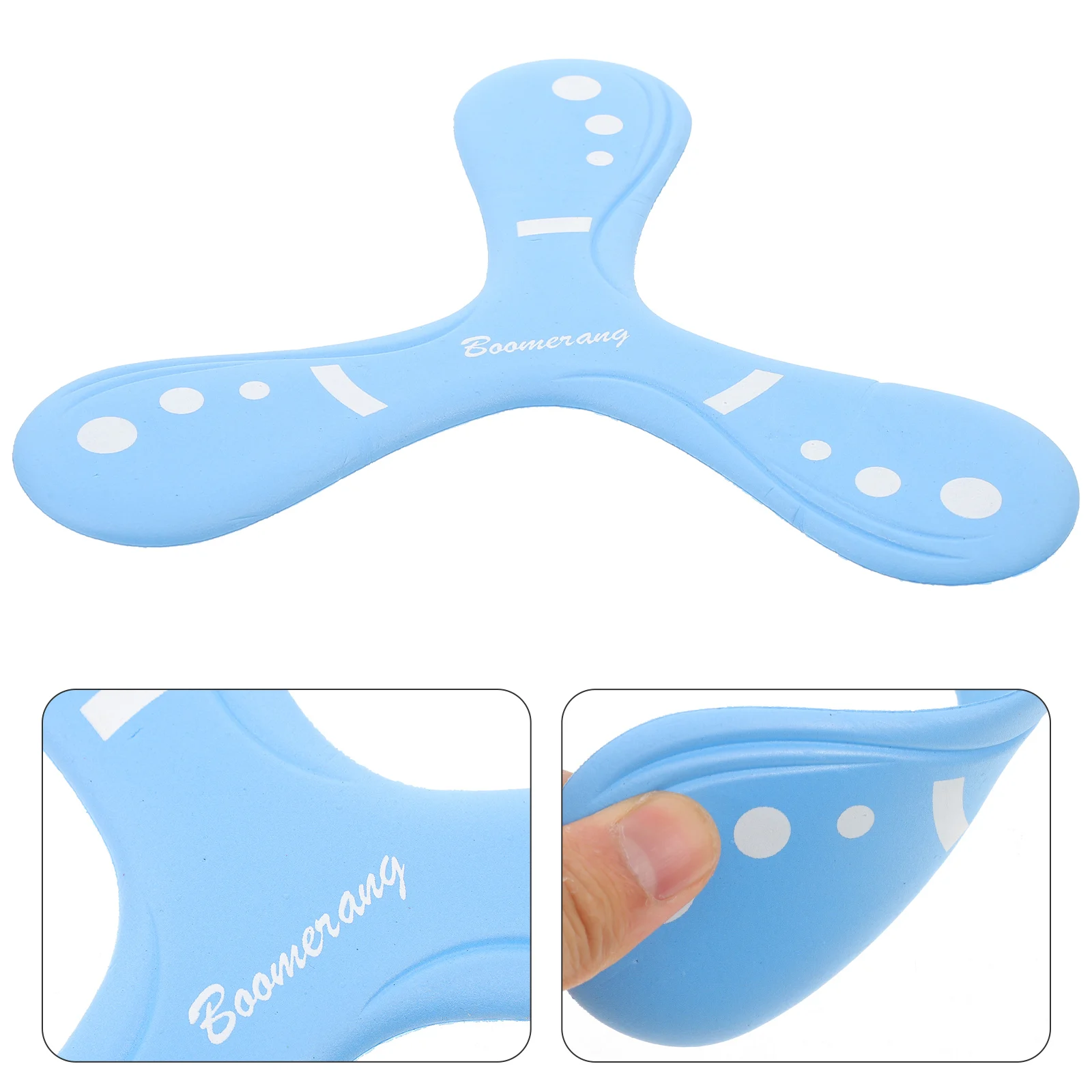 

Boomerang Funny Sports Toys Kids Outdoor Activity Colourful Boomerangs Plastic Disc Launching Thicken Flying