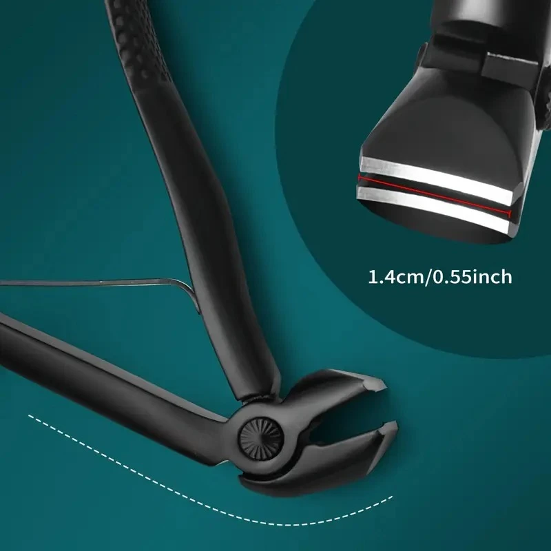 

Профессиональные инструменты для маникюрного салона, ремесленные кусачки из нержавеющей стали с двойной вилкой, высококачественные сверхмощные кусачки для ногтей