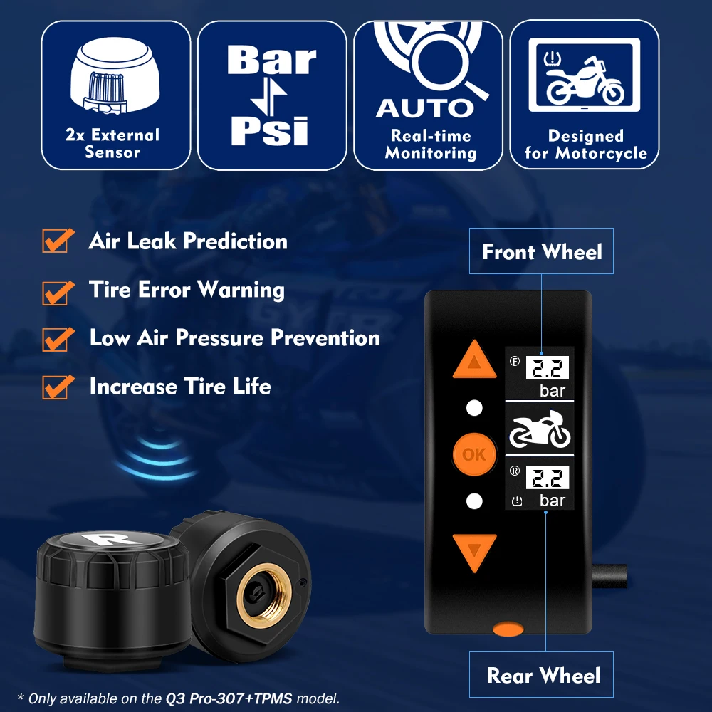 SYS VSYS P6FL Pro Q6L WiFi 전신 방수 2 채널 오토바이 블랙 박스 듀얼 1080P SONY IMX307 풀 HD 150° 광각 렌즈 카메라 레코더 모터사이클 DVR 대시 카메라 GPS 추적 주차 모드가 있는 액션 캠