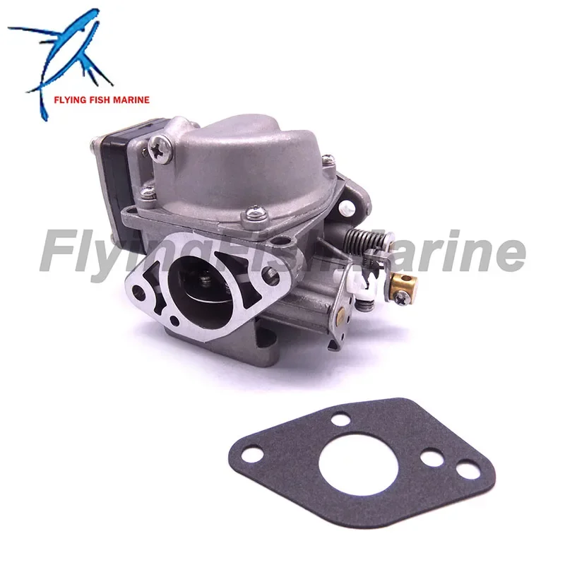 Outboard Engin 3303-812647T1 3303-812648T Carburetor Assy and 16327 27-16327 Gaskets for Mercury Marine 2-stroke 4HP 5HP Boat En