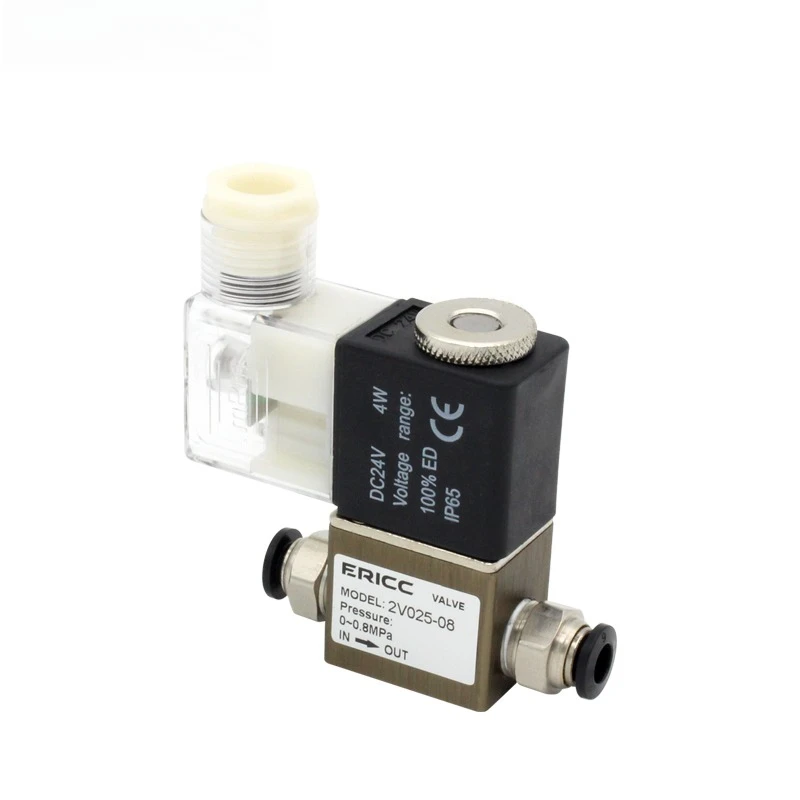 

NEW 2V025-08 Normally Closed 12V 24V 220V 1/4" BSP 2 Way 2 Position Air Solenoid Valve 2V025-08 Pneumatic Control Valve