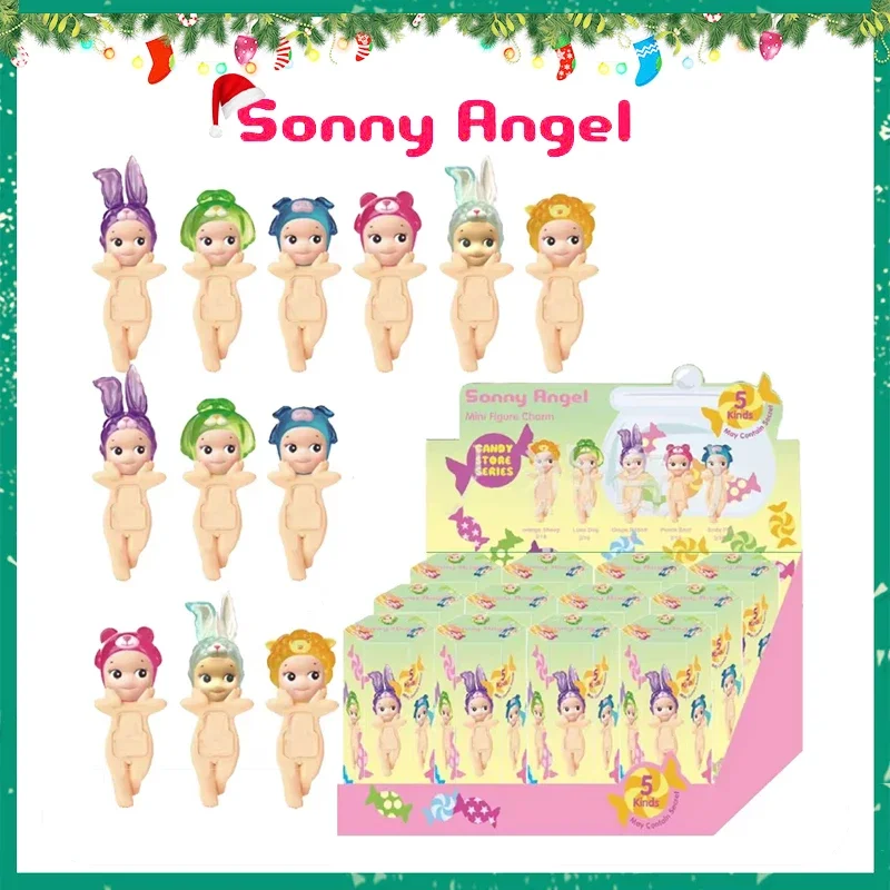 Sonny Angel Blind Box Mini Figure Candy House Series Mobile Phone Straps Cute Doll Trendy Girl Birthday Present Christmas Gift