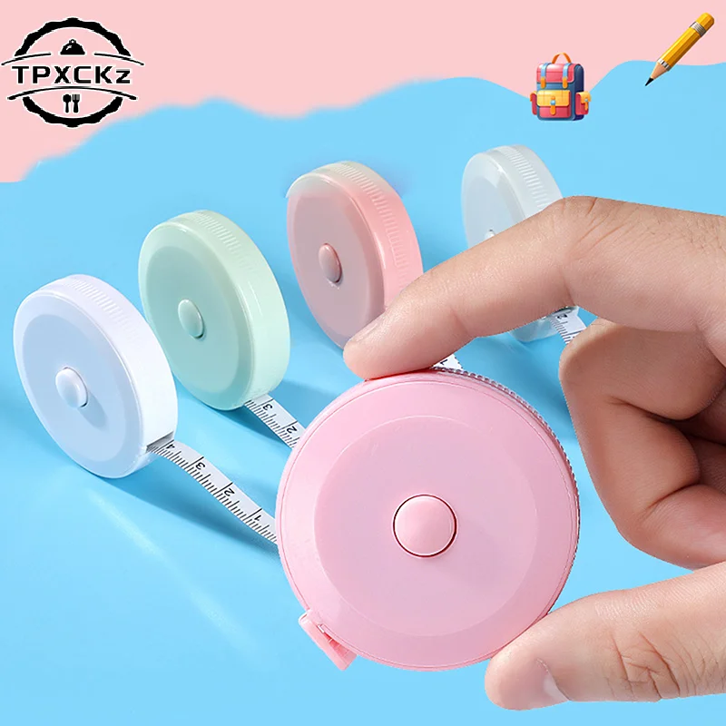 1.5 متر شريط قياس ناعم مقياس مزدوج لخياطة الجسم مسطرة قياس مرنة لأدوات قياس الجسم خياط الحرفية 60 بوصة قفل ذاتي