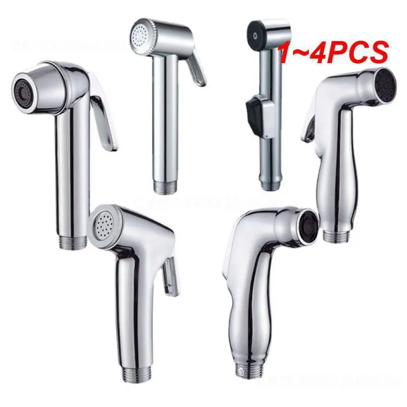 1~4PCS Body Cleaner Durable Electroplating Irrigator Spray Gun Nozzle Household Irrigator Rinser Well-made Booster Flusher