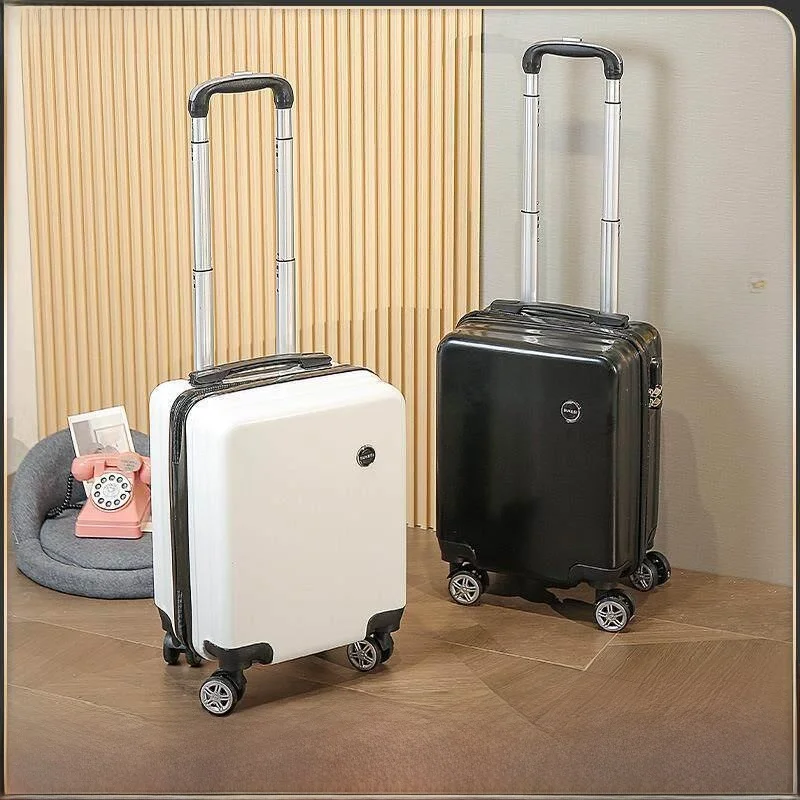 miniature-16-inch-carry-on-suitcase-with-pull-rod-for-travel-lightweight-portable-luggage-bag-casual-style-pc-abs-material