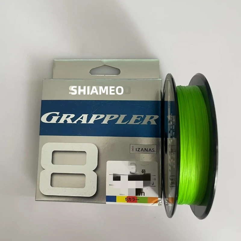 Japanese YGKV8 200M/300M GRAPPLER PE line 8BRAID long throw wear-resistant road fishing raft fishing line