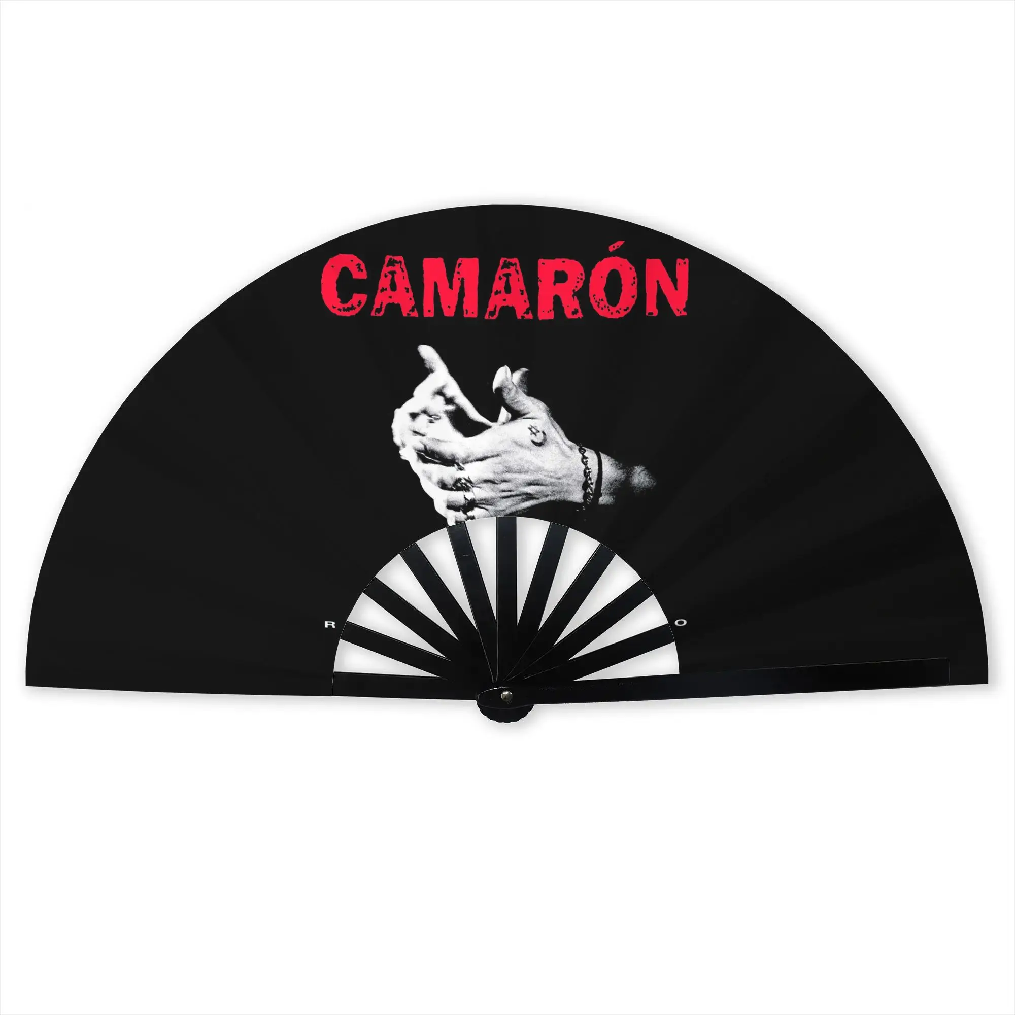 Camaron De La Isla Traditional Folding Fan Oriental Art Singer Island Shrimp High-Quality Fans Gift Elegant Decorative Hand Fan