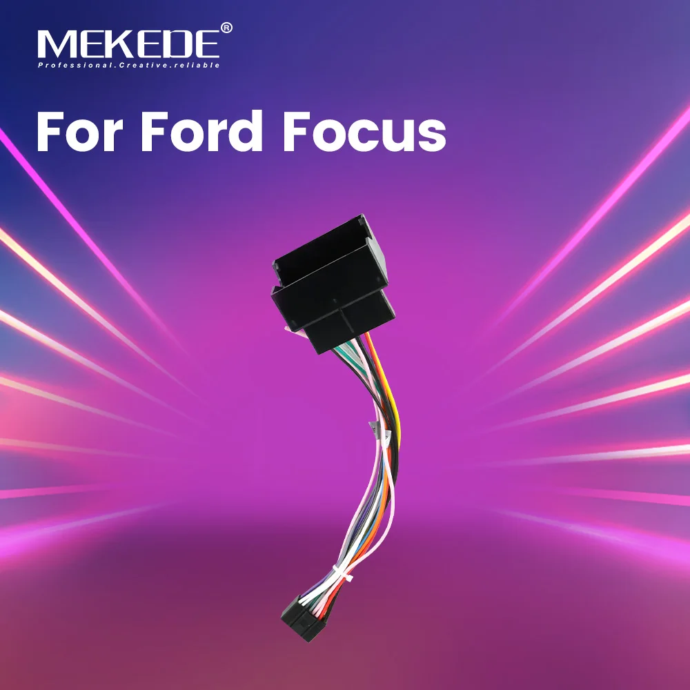 MEKEDE Autoradio GPS Navigationseinheit Kabel für Ford Mondeo 07-10/Focus 07-11/C-MAX 07-10 Kabel Adapter Stecker Draht Stecker Kit