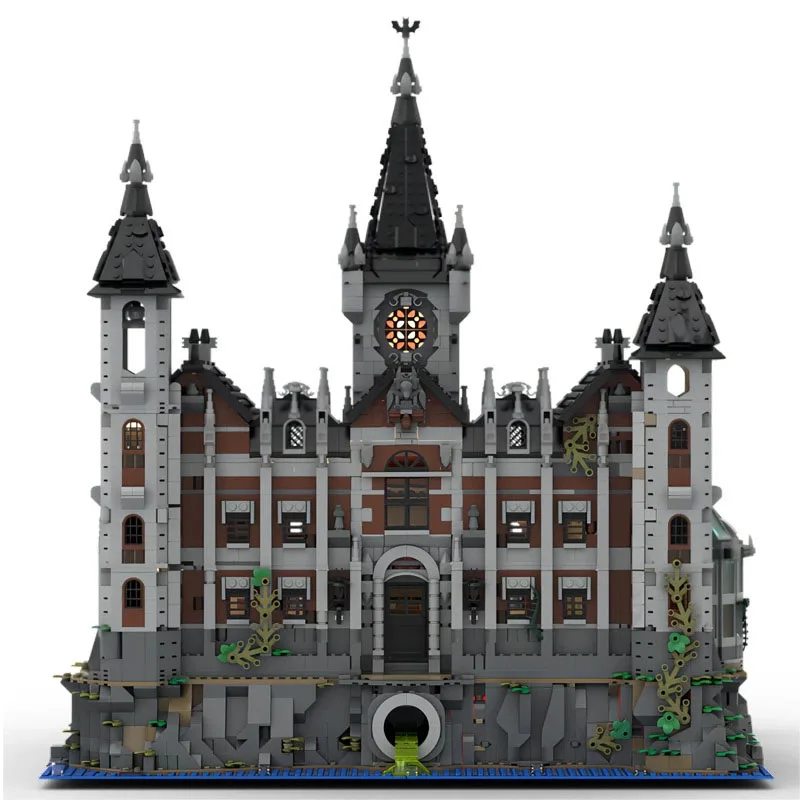 MOC-158329 Modular Street View Madhouse Assembly Stitching Building Block Model 6726 Building Block Parts Kids Birthday Toy Gift