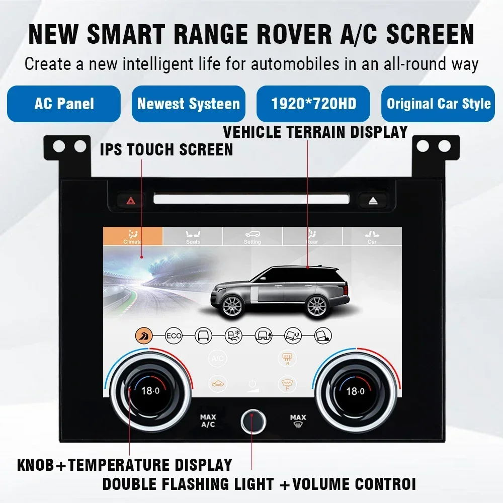 New Upgrade 9 inch Air Conditioning Touch Screen AC Climate Control Panel LCD Screen Panel For Range Rover Vogue L405 2013 2017 - view 5