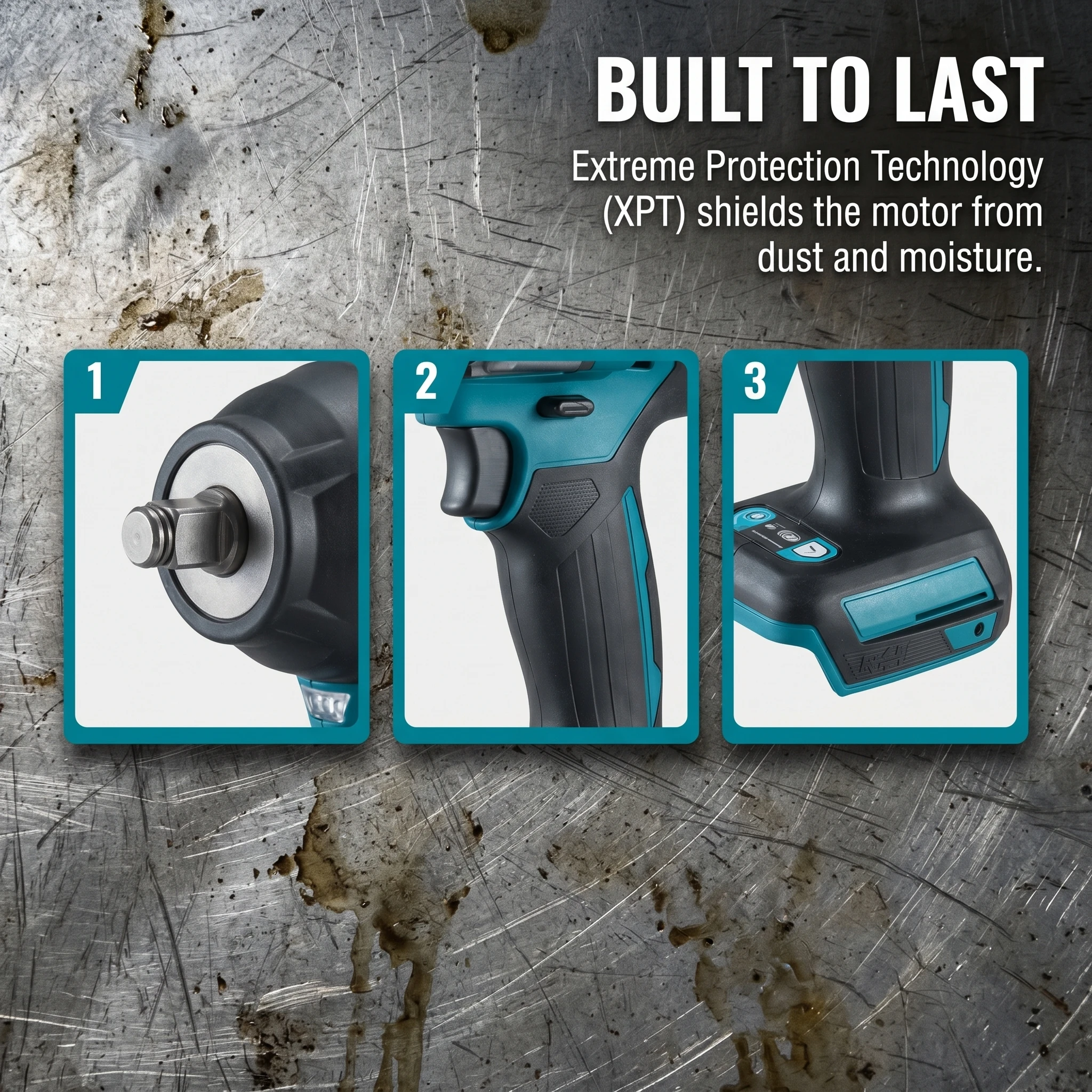 MAKITA DTW700 18V Brushless Impact Wrench Professional 1000Nm 1/2" Drive for Makita 18V Battery Heavy Equipment Repair - view 5
