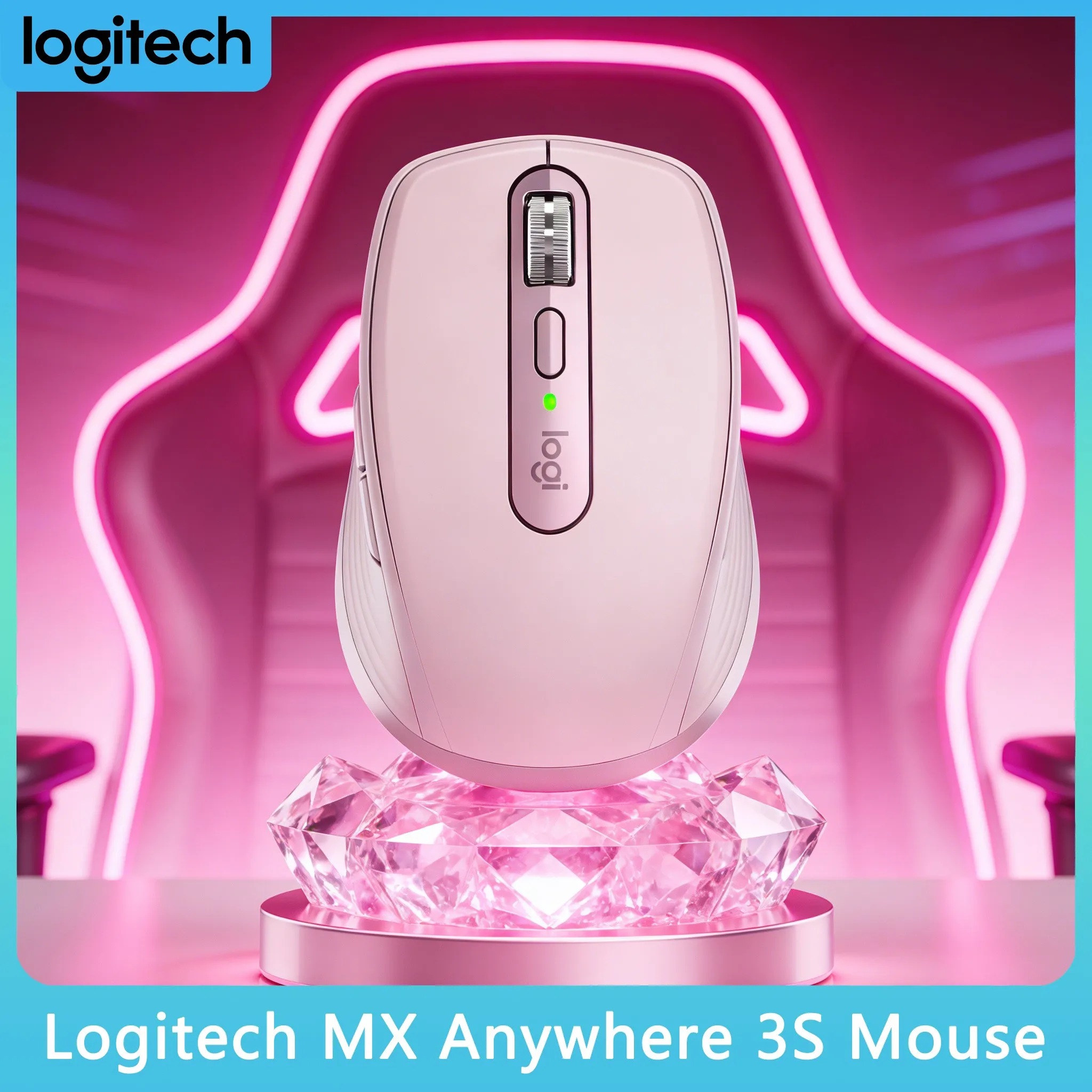 

Logitech MX Anywhere 3S /M650 Glass Tracking Mouse 8000DPI 99g Portable Compact Design