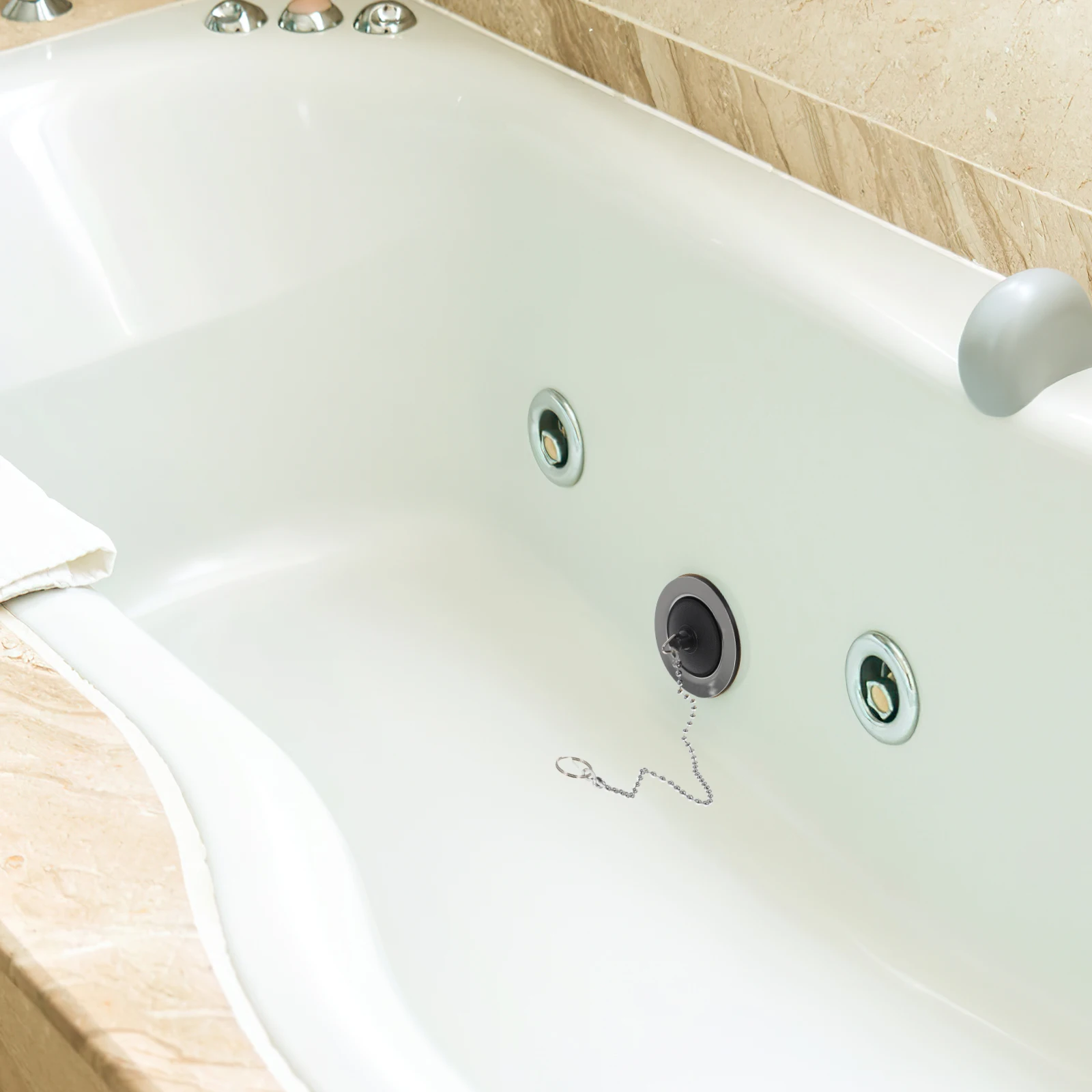 

Copper Sink Drain Vessel Stopper Waterproof Durable Rust resistant Bathtub Lavatory Vanity Tub Assembly Cover Anti clogging