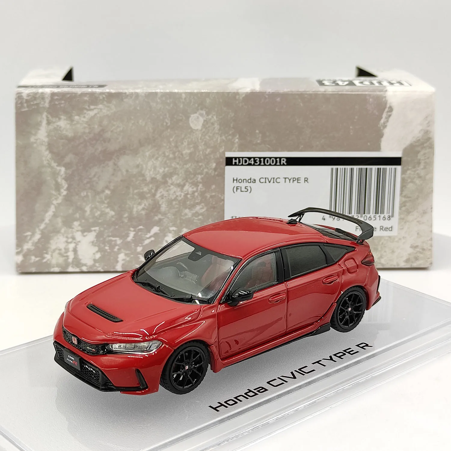 

Diecast 1:43 Scale HJ IG Hobby Japan Honda CIVIC TYPE R FL5 Alloy Car Model Collectible Toy Gift Souvenir Display Ornament