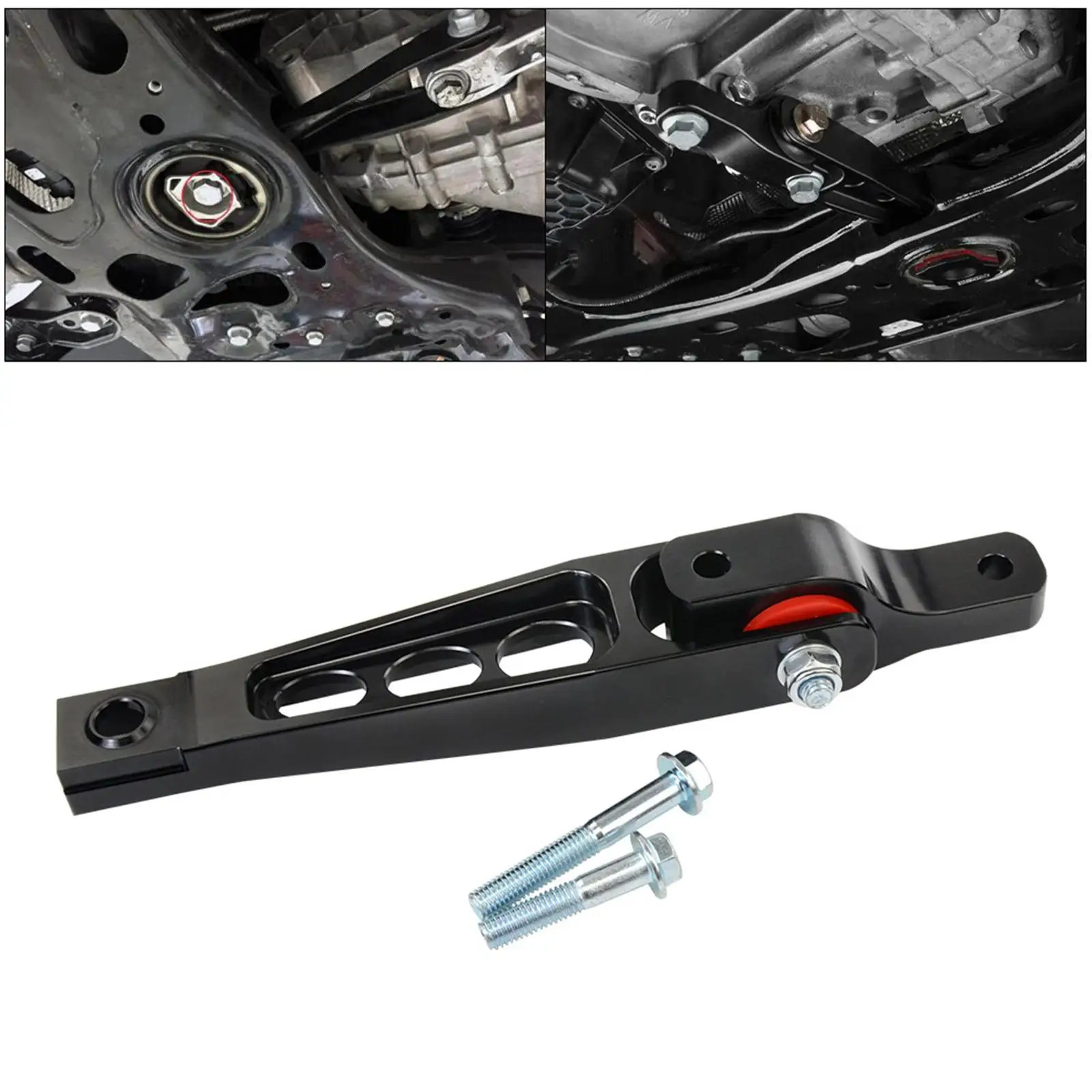 

Engine Mount Dog Bone Direct Fit Black Billet Aluminum for Audi TT Golf MK7 A3 8V Improved Shifting