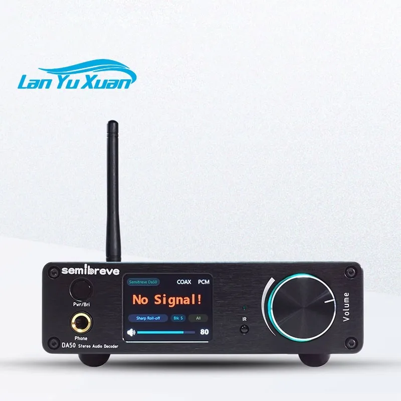 HiFiAMP Semibreve DA50 стерео аудио декодер усилитель для наушников с цифровым интерфейсом AK4499EX и USB для AMANERO