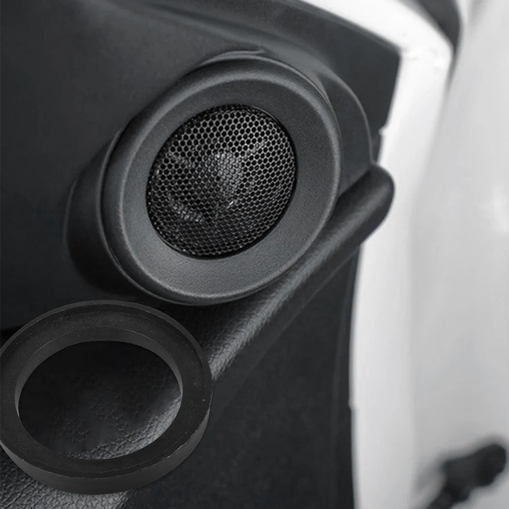 

2Pairs Car Door Speaker Spacer Rings 3.5inch Replacement Adapter Rings Easy Install Secure Car Audio Upgrade Speaker Adapter