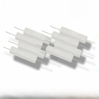10Pcs,10W Ceramic Cement Resistor 5% In A Pack 0.1R 0.22 0.33 0.5 Ohm 6.8K 0.25R 0.5R 3R 12R 100R 1K 10K Non-inductive Resistors
