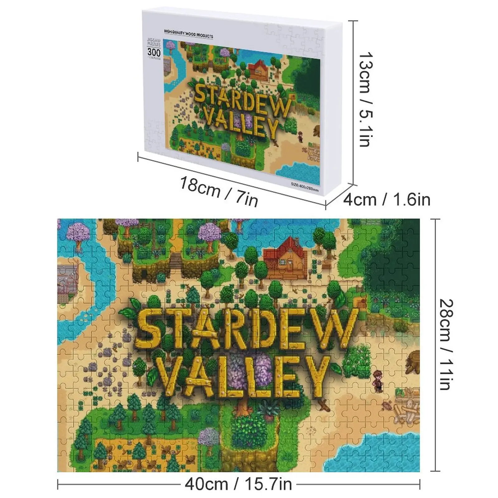 스타듀 밸리 - 인디 게임 직소 퍼즐 어린이를 위한 참신한 장난감 2022 사진이 포함된 맞춤형 어린이 선물 퍼즐