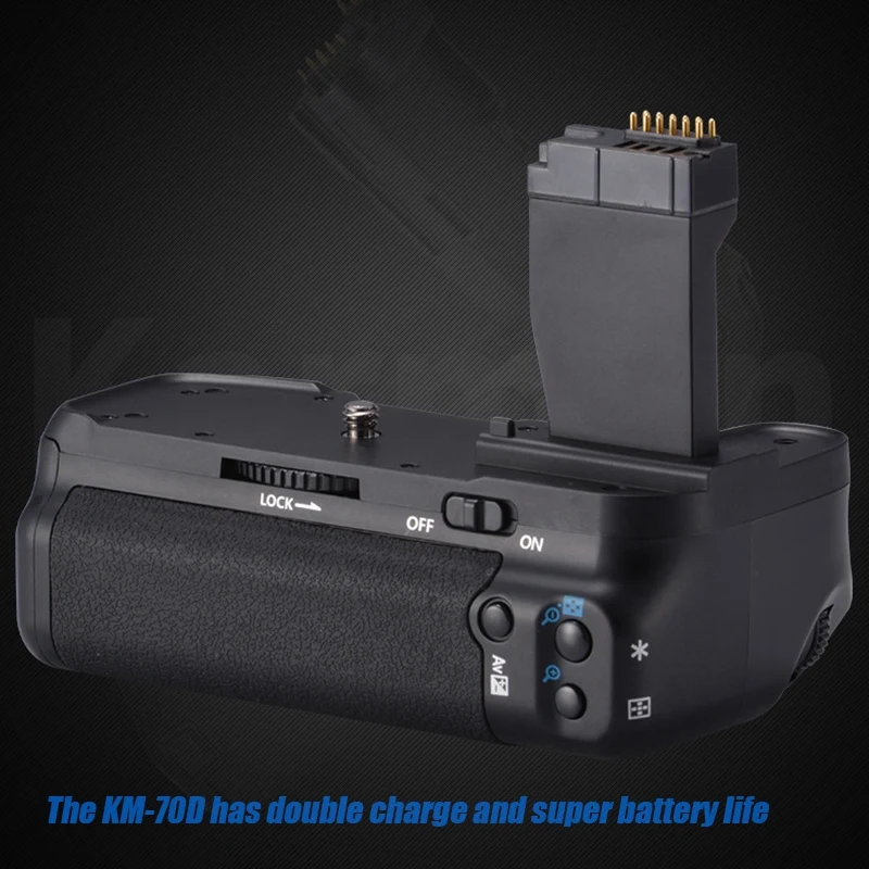 Camera Battery Grip For Canon EOS 70D SLR Camera Grip For LP-E6 Battery Box Grip With Multi-Function Button