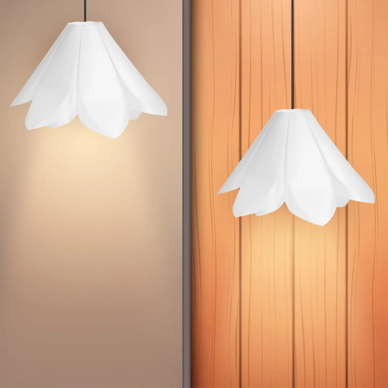 

Абажур для люстры в форме цветка лилии, элегантный светильник для создания теплой атмосферы, улучшающий настроение, для спальни и гостиной, декоративный