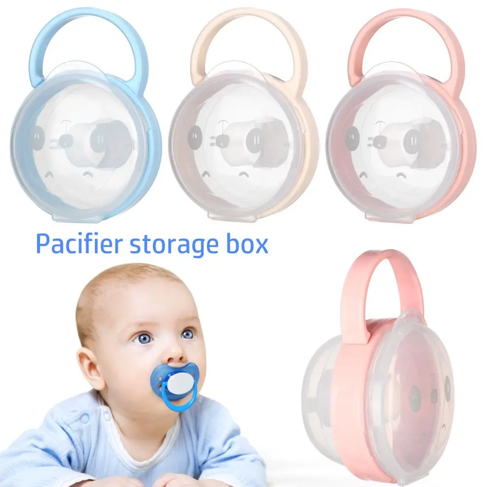 

Useful Portable Outdoor Travel Pacifier Box Soother Container Infant Supplies Nipple Storage Case