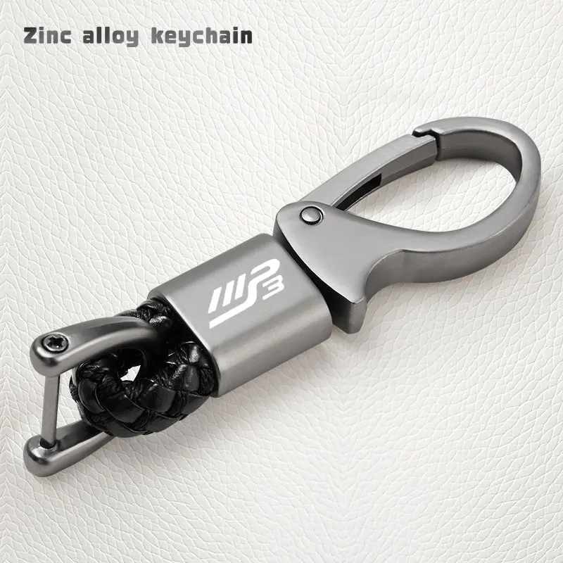 Motorcycle zinc alloy keychain logo gift Suitable for Biyaqiao MP3 125 300 400 500 MP3125 MP3300 MP3500 accessories