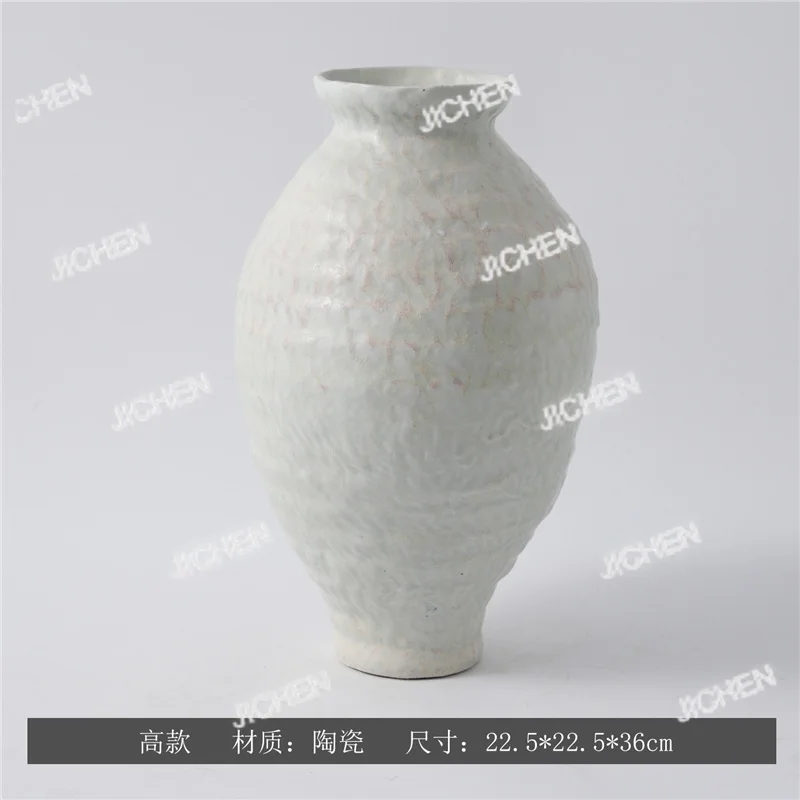 

Новая керамическая ваза в китайском стиле Дзен, ваби-**** вход ветра, гостиная, спальня, цветочная композиция, декор для проживания в семье и виллы.