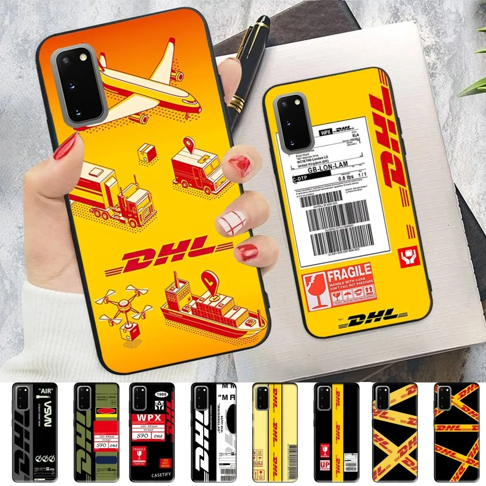 

DHL Hot Express 50th Anniversary Phone Case For Samsung S 9 10 20 21 22 23 30 23plus lite Ultra FE S10lite Fundas