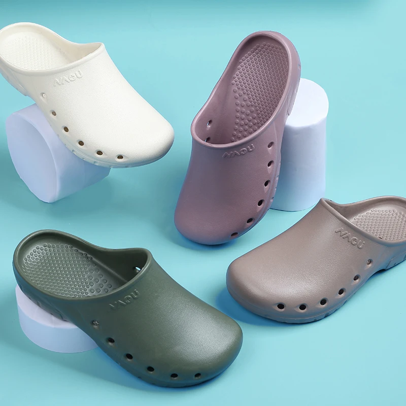 Doctor Scrub Clogs Light Nurse Slippers Medical Shoes Non-slip Dentist Surgical Shoes Soft Pet Hospital Scrub Clogs X09-05 - view 2