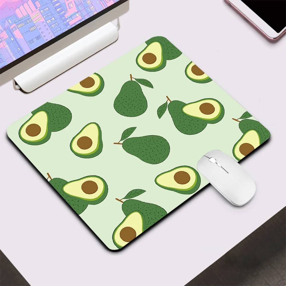 Avocado Aesthetic Fruit Small Gaming Mouse Pad Computer Office Mousepad Keyboard Pad Desk Mat PC Gamer Mouse Mat Laptop Mausepad