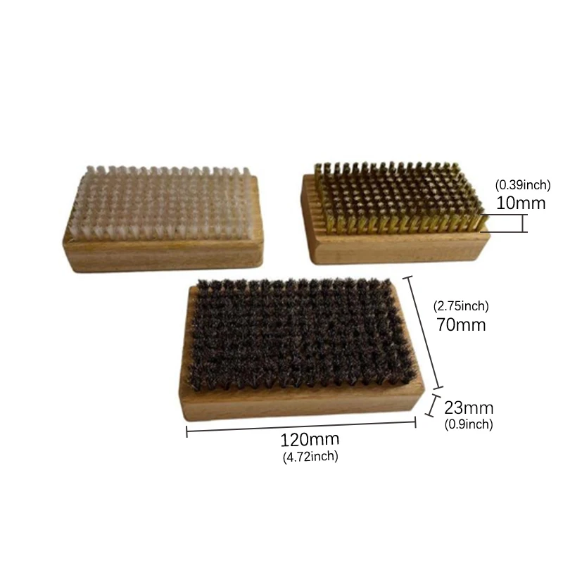 Snow Wax Brush Ski Brush Copper Wire Cleaning Brush Nylon Polishing Copper Brush Barbecue Copper Wire Brush