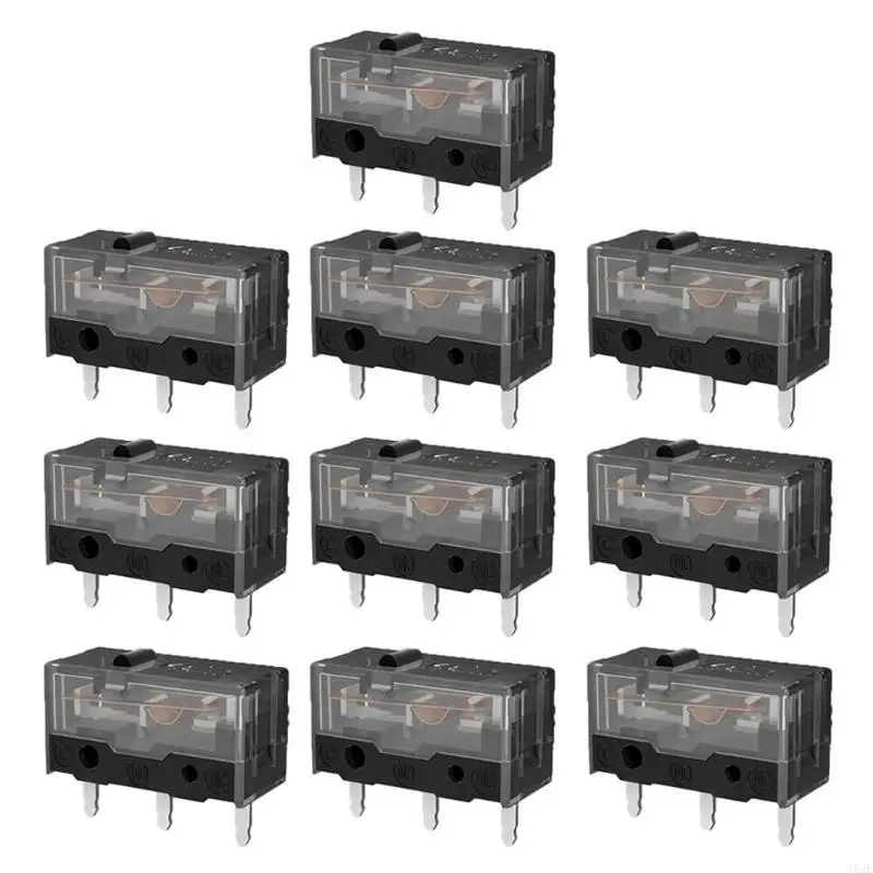 462E Mouse Momentary Push Button Micro Limit Switch 3 Pins 10 Pieces
