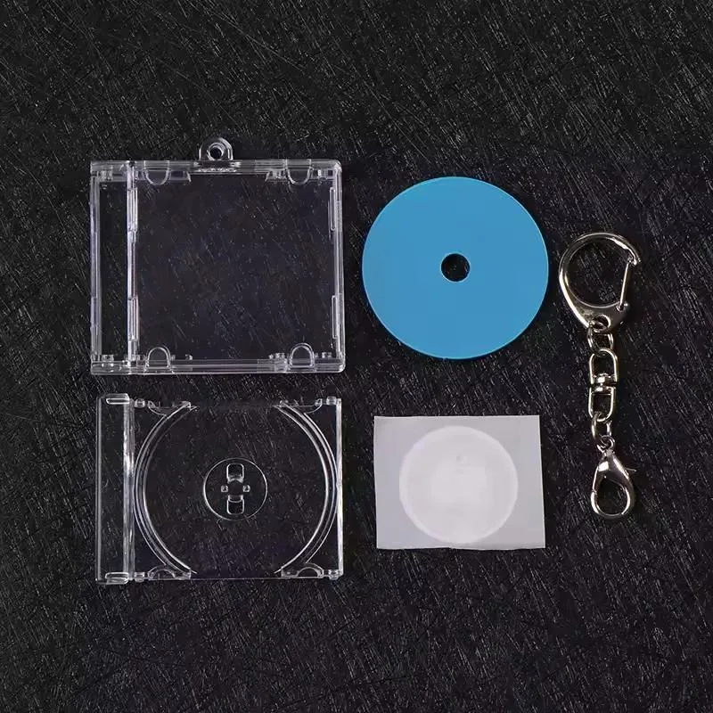 10 個 NFC 機能 CD ディスクキーチェーンミニ CD ケースキーホルダー