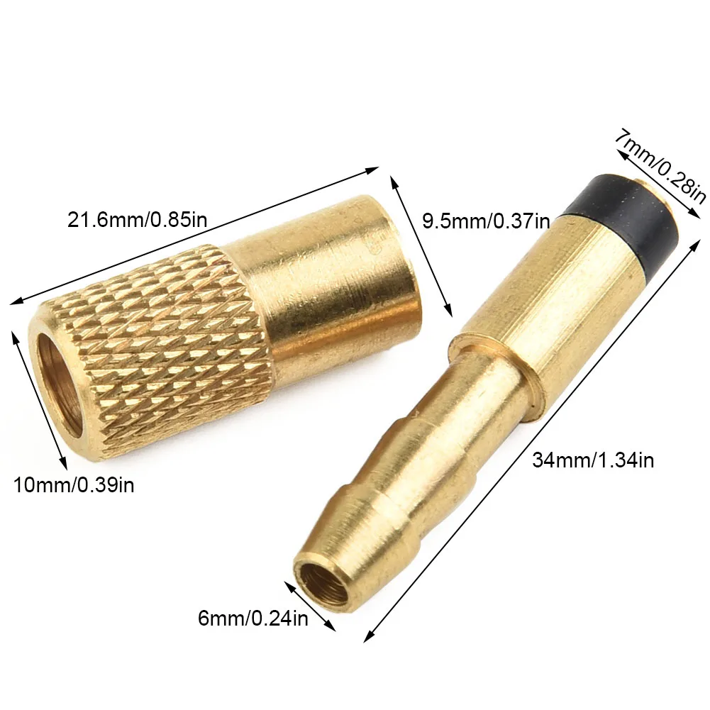 High Quality Replacement Useful Brand New Inflation Valve Port Brass Clip Connector Industrial Air Line System