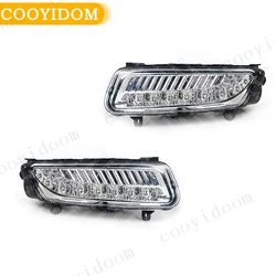 Car LED DRL  front fog lamp  For VW Volkswagen Polo MK8 6R 2011 2012 2013 front bumper lamp light 6RD 941 699 6RD 941 700