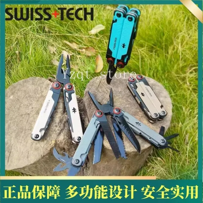 

SWISS + TECH Swiss Technology, Chameleon Tool Pliers Outdoor Portable Folding Tool Pliers 16 in 1 Multifunctional