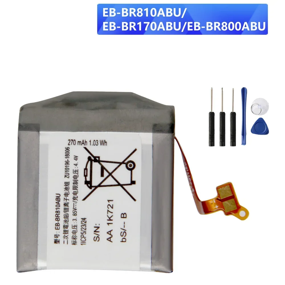 

NEW Replacement Battery EB-BR800ABU EB-BR810ABU EB-BR170ABU For Samsung Gear S4 SM-R810 SM-R800 SM-R805 42mm 46mm
