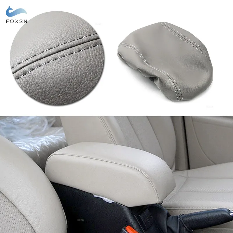 

Для Ford Mondeo 2004 2005 2006, автомобильная кожа из микрофибры, внутренняя крышка центральной консоли, подлокотник, защитная накладка