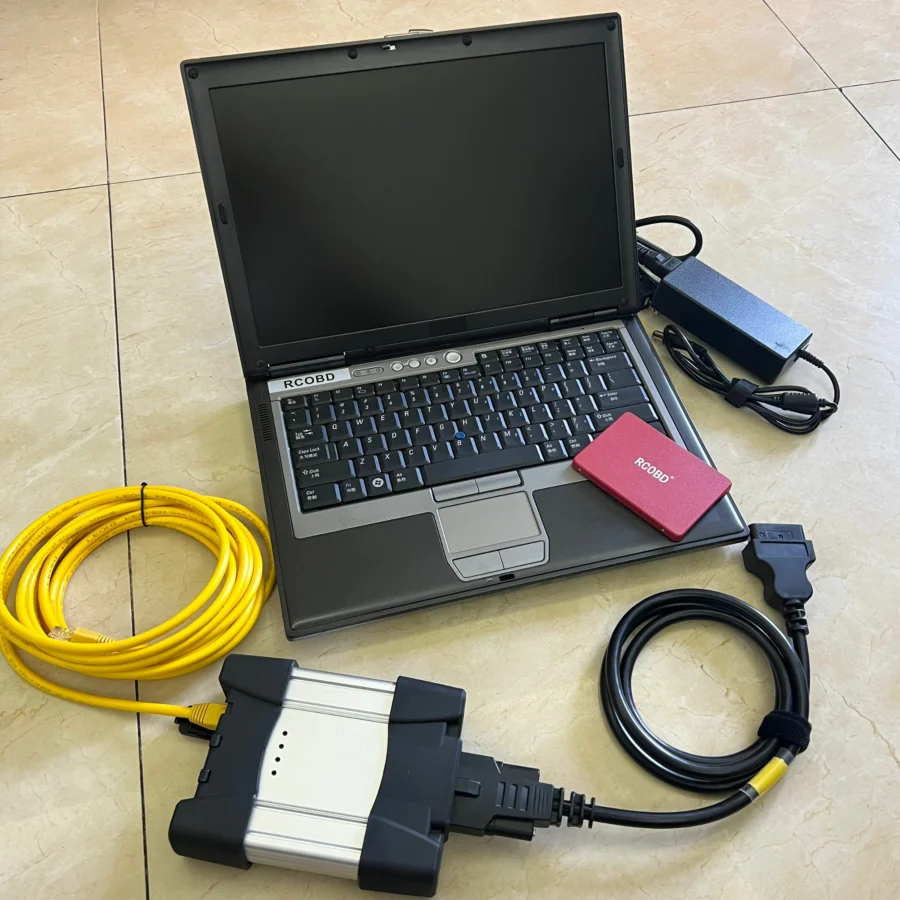for BMW Icom Next Auto Diagnostic Tool Code Scanner V09.2026 Laptop D630 1tb SSD
