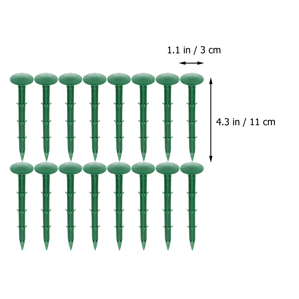 150 pezzi di plastica da giardino pali 8 cm picchetti a terra per tela a prova di erba parasole rete telone fissaggio giardino esterno