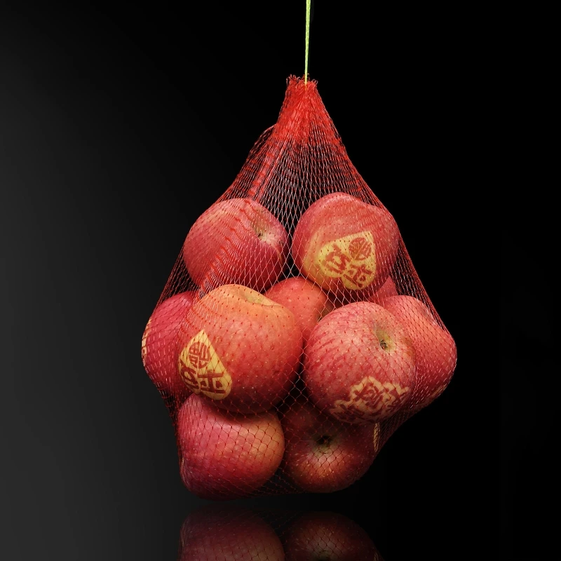 Tas Jaring Gantung Semangka 100 Buah Tas Jaring Penyimpanan Buah Dapat Digunakan Kembali untuk Sayuran Melon Madu Kerang