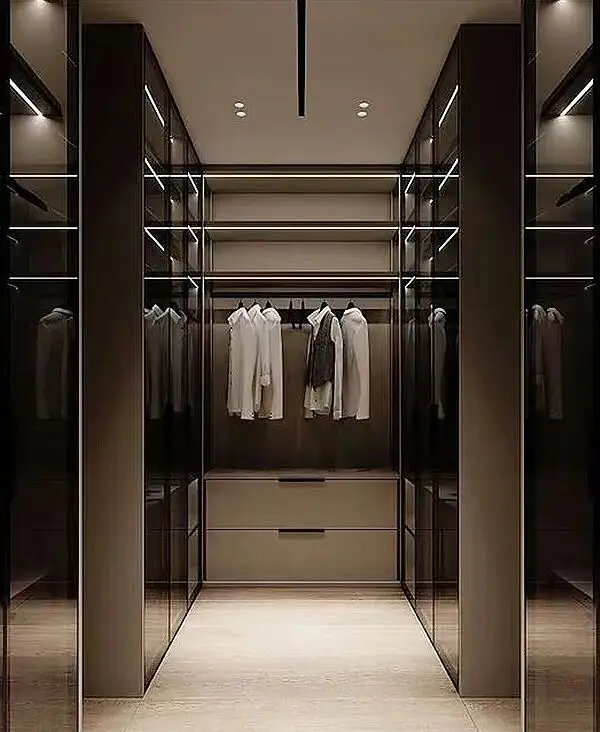Whole House Custom Wardrobe Walk-in Cloakroom Cabinet Combination Public Housing Small Apartment Furniture Customization