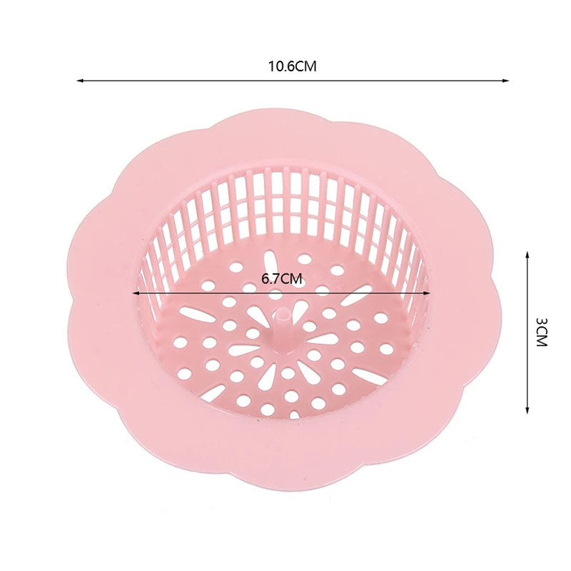 Sitko do zlewu kuchennego ekran odpływ podłogowy korek z sitkiem zatrzymującym włosy ABS podłoga w łazience zlewozmywak kuchenny okrągły sitko do