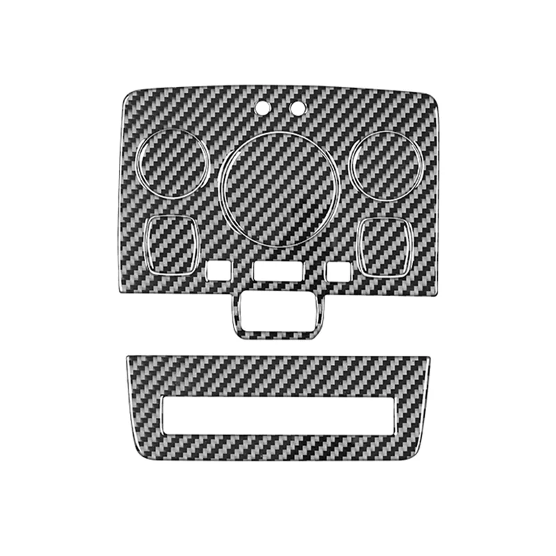 Reliable-For  A3 S3 8P 2006 2007 Carbon Fiber Car Roof Reading Lamp Panel Cover Trim Interior Accessories