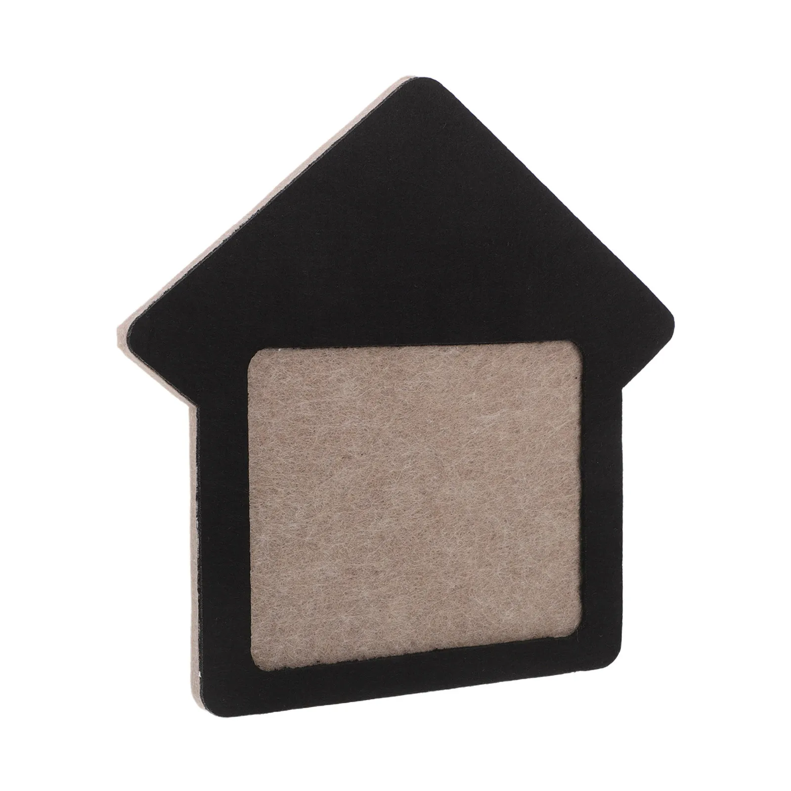 

3D Felt Photo Board: Black Hanging Polyester Display For Office Home School Lightweight Decorative Panel, Wall Bulletin Message