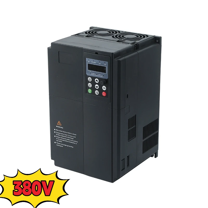 

Wolfpower Variable Frequency Drive, VFD 3 Phase Vector Inverter 380V Supports 0.75KW–4KW Universal AC Motor