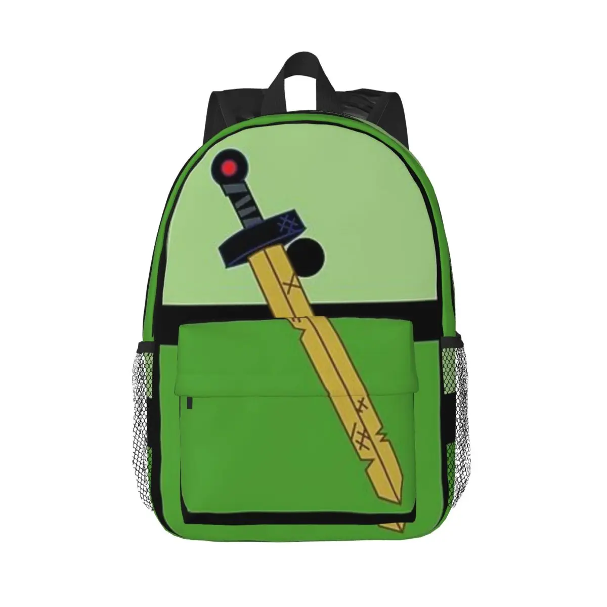 

Sword Adventure Time New Fashionable Pattern School Bag Print Lightweight Backpack 15inch