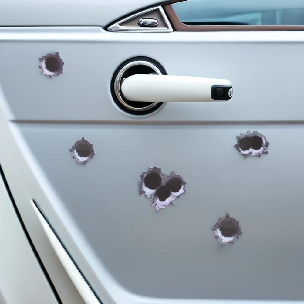 

2pcs Car Decoration Stickers Weatherproof Scratch Resistant Vehicle Exterior Decals Cool Bumper Side Body Sticker Automotive